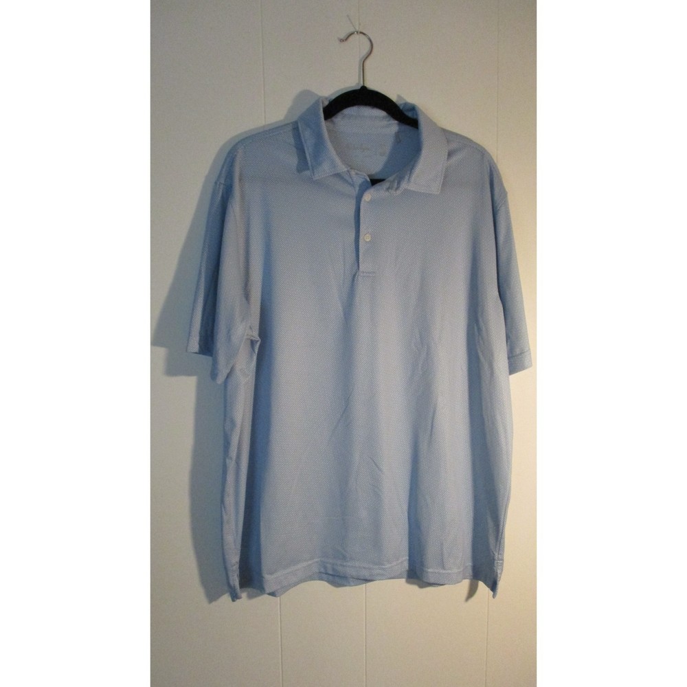 Walter Hagen Mens Golf Shirt Size XL Blue Polo